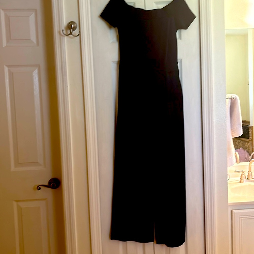 Navy blue pants romper, size small